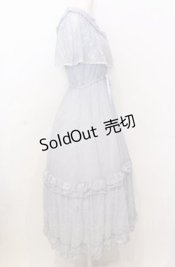 画像2: axes femme / ヴィンテージ風サマードレス  サックス O-25-07-23-060-AX-OP-IG-OS
