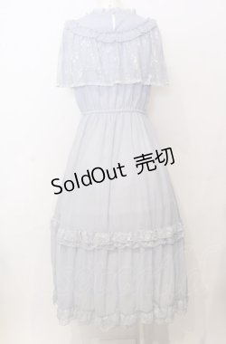 画像3: axes femme / ヴィンテージ風サマードレス  サックス O-25-07-23-060-AX-OP-IG-OS