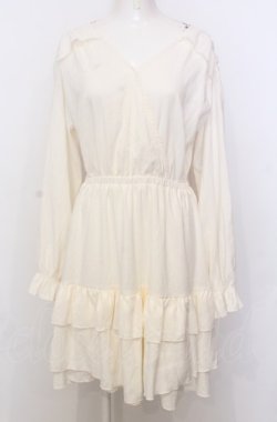 画像1: axes femme / イレヘムフリルチュニック  アイボリー O-25-07-23-007-AX-TO-IG-OS