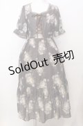 axes femme / ミルフィーユローズ柄ワンピース  ブラウン O-25-07-23-066-AX-OP-IG-OS