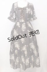 axes femme / ミルフィーユローズ柄ワンピース  ブラウン O-25-07-23-066-AX-OP-IG-OS