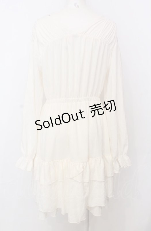 画像3: axes femme / イレヘムフリルチュニック  アイボリー O-25-07-23-007-AX-TO-IG-ZT506 (3)