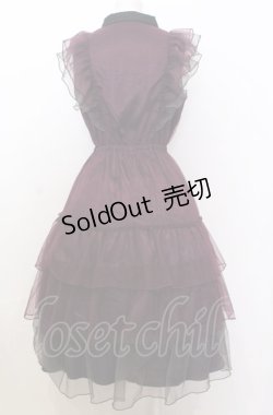 画像3: axes femme / ボリュームフリルドレス  パープル O-25-07-23-072-AX-OP-IG-OS
