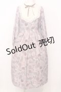 axes femme / ラヴィアンローズ柄ワンピース  ピンク O-25-07-23-073-AX-OP-IG-OS