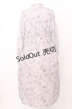 画像4: axes femme / ラヴィアンローズ柄ワンピース  ピンク O-25-07-23-073-AX-OP-IG-OS