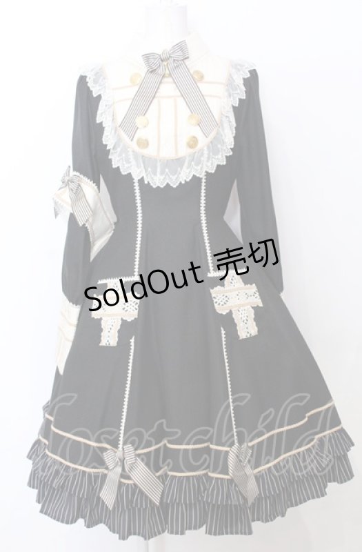 画像1: BABY,THE STARS SHINE BRIGHT / Margarethaワンピース  クロ O-25-07-23-074-BA-OP-IG-OS (1)