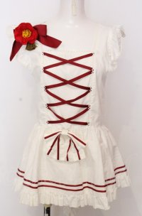 metamorphose / まどろみエプロン  シロ O-25-07-23-008-ME-OP-IG-OS