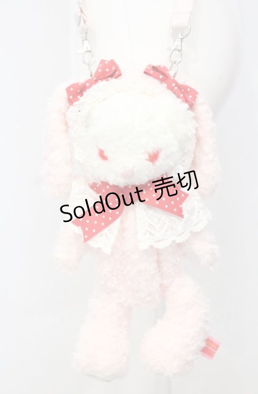 画像1: BABY,THE STARS SHINE BRIGHT / いちごケーキなうさくみゃポシェット  ピンク O-25-07-23-075-BA-BG-IG-OS (1)