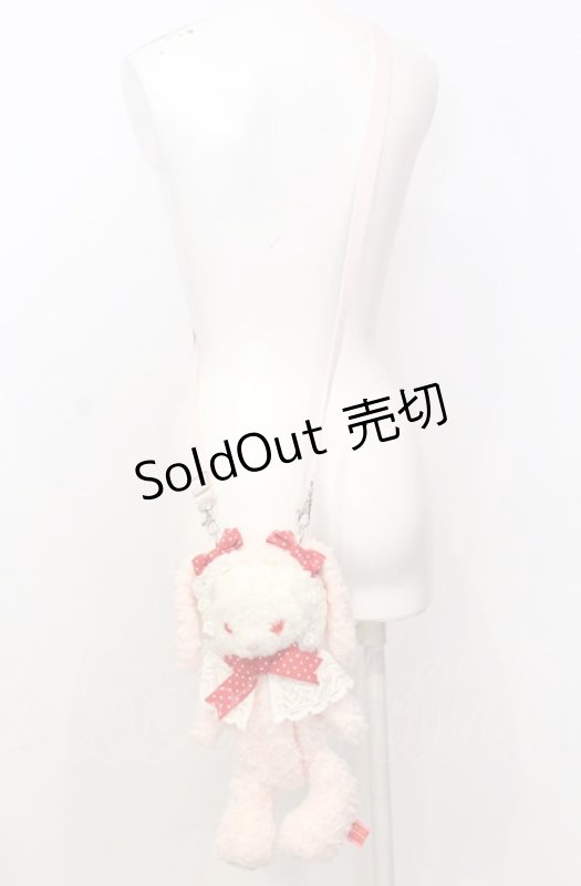 画像2: BABY,THE STARS SHINE BRIGHT / いちごケーキなうさくみゃポシェット  ピンク O-25-07-23-075-BA-BG-IG-OS (2)