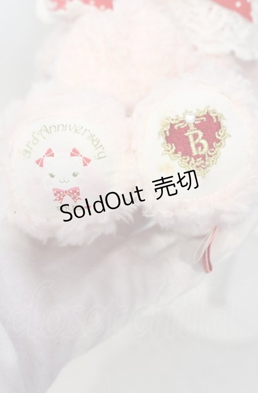 画像3: BABY,THE STARS SHINE BRIGHT / いちごケーキなうさくみゃポシェット  ピンク O-25-07-23-075-BA-BG-IG-OS (3)