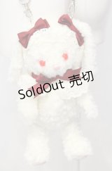 BABY,THE STARS SHINE BRIGHT / うさくみゃポシェット  シロ×えんじ O-25-07-23-078-BA-BG-IG-OS