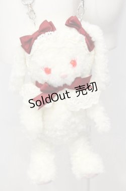 画像1: BABY,THE STARS SHINE BRIGHT / うさくみゃポシェット  シロ×えんじ O-25-07-23-078-BA-BG-IG-OS