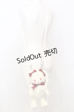 画像2: BABY,THE STARS SHINE BRIGHT / うさくみゃポシェット  シロ×えんじ O-25-07-23-078-BA-BG-IG-OS