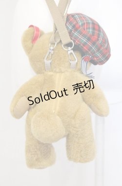 画像3: Angelic Pretty / British Bearぬいぐるみポーチ  ブラウン O-25-07-23-079-AP-BG-IG-OS