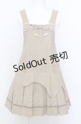 Angelic Pretty / Melty Ribbon Chocolateサロペット  モカ O-25-07-23-009-AP-OP-IG-OS