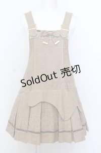 Angelic Pretty / Melty Ribbon Chocolateサロペット  モカ O-25-07-23-009-AP-OP-IG-OS