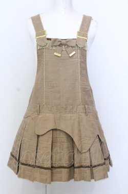 画像1: Angelic Pretty / Melty Ribbon Chocolateサロペット  モカ O-25-07-23-009-AP-OP-IG-OS