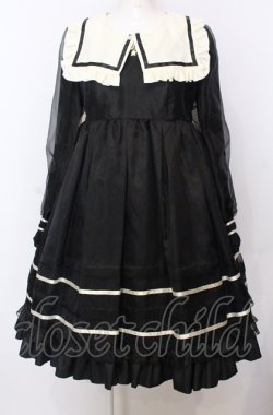 画像1: Angelic Pretty / ステラワンピース  クロ×シロ O-25-07-23-014-AP-OP-IG-OS
