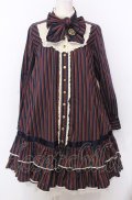 Angelic Pretty / Pretty Schoolワンピース（2015）  ネイビー系 O-25-07-23-015-AP-OP-IG-OS