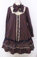 Angelic Pretty / Pretty Schoolワンピース（2015）  ネイビー系 O-25-07-23-015-AP-OP-IG-OS
