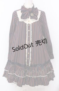 Angelic Pretty / Pretty Schoolワンピース（2015）  ネイビー系 O-25-07-23-015-AP-OP-IG-OS