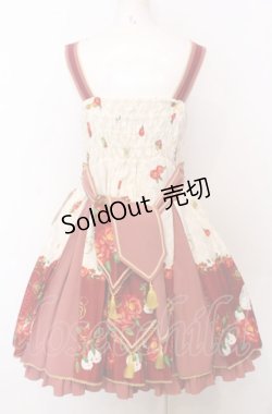 画像4: metamorphose / 風花のゆきうさぎタックジャンパースカート  オフシロ系 O-25-07-23-017-ME-OP-IG-OS