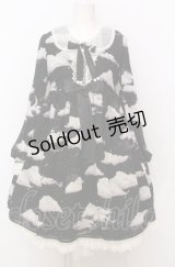Angelic Pretty / Misty Skyワンピース（2015）  クロ O-25-07-23-021-AP-OP-IG-OS