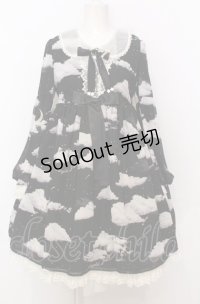 Angelic Pretty / Misty Skyワンピース（2015）  クロ O-25-07-23-021-AP-OP-IG-OS