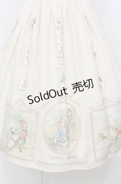 画像3: Innocent World / ピーターラビットハイウエストジャンパースカート M アイボリー O-25-07-23-026-IW-OP-IG-OS
