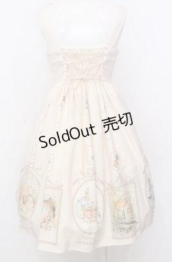 画像5: Innocent World / ピーターラビットハイウエストジャンパースカート M アイボリー O-25-07-23-026-IW-OP-IG-OS