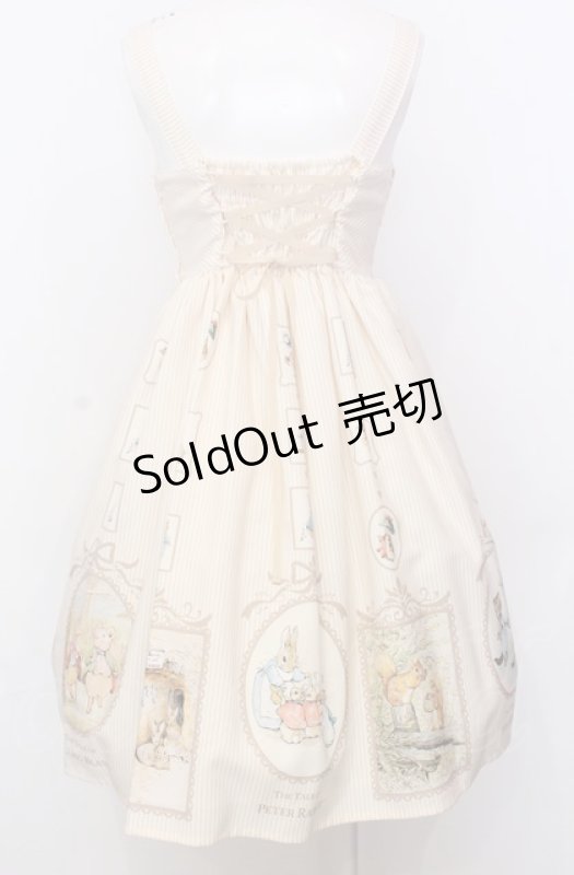 画像5: Innocent World / ピーターラビットハイウエストジャンパースカート M アイボリー O-25-07-23-026-IW-OP-IG-OS (5)