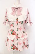 Ank Rouge / ストロベリーローズプリントセットアップ  ピンク O-25-07-24-001-CA-OP-IG-OS