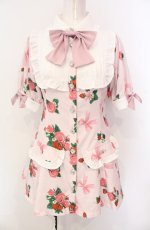 画像1: Ank Rouge / ストロベリーローズプリントセットアップ  ピンク O-25-07-24-001-CA-OP-IG-OS (1)