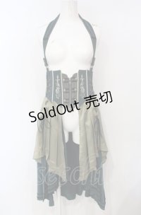 Ozz oneste / Fairy tale Roseコルセットオーバースカート  グリーン O-25-07-24-026-OO-SK-IG-OS
