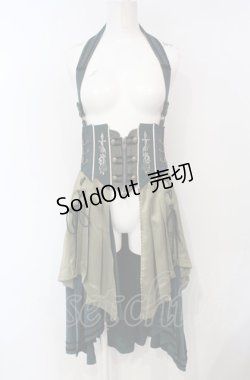 画像1: Ozz oneste / Fairy tale Roseコルセットオーバースカート  グリーン O-25-07-24-026-OO-SK-IG-OS