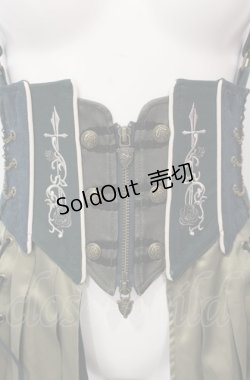 画像2: Ozz oneste / Fairy tale Roseコルセットオーバースカート  グリーン O-25-07-24-026-OO-SK-IG-OS