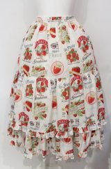 Emily Temple cute / Vintage Strawberryロングスカート  オフ O-25-07-24-027-ET-SK-IG-OS