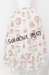 Emily Temple cute / Vintage Strawberryロングスカート  オフ O-25-07-24-027-ET-SK-IG-OS