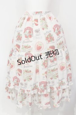 画像1: Emily Temple cute / Vintage Strawberryロングスカート  オフ O-25-07-24-027-ET-SK-IG-OS