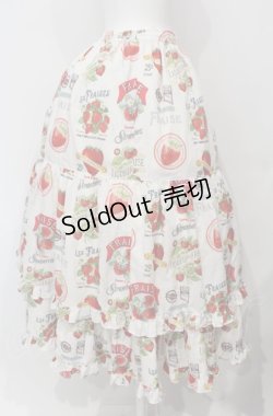 画像3: Emily Temple cute / Vintage Strawberryロングスカート  オフ O-25-07-24-027-ET-SK-IG-OS