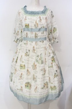 画像1: Jane Marple / Le petit chaperon rouge smock dress M オフ O-25-07-24-028-JM-OP-IG-OS