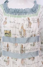 画像2: Jane Marple / Le petit chaperon rouge smock dress M オフ O-25-07-24-028-JM-OP-IG-ZT086 (2)