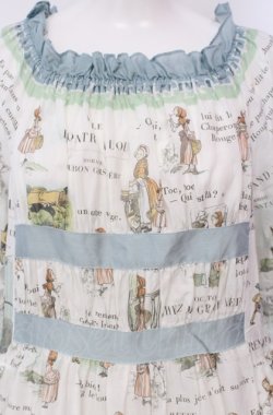 画像2: Jane Marple / Le petit chaperon rouge smock dress M オフ O-25-07-24-028-JM-OP-IG-OS