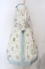 画像3: Jane Marple / Le petit chaperon rouge smock dress M オフ O-25-07-24-028-JM-OP-IG-ZT086 (3)