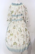 画像4: Jane Marple / Le petit chaperon rouge smock dress M オフ O-25-07-24-028-JM-OP-IG-ZT086 (4)