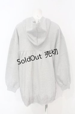 画像2: axes femme / レースアップパーカープルオーバー F グレー O-25-07-24-032-AX-TO-OW-OS