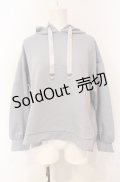 axes femme / ダンボールニットパーカーPO F ブルーグレー O-25-07-24-033-AX-TO-OW-OS