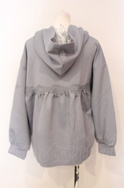 画像2: axes femme / ダンボールニットパーカーPO F ブルーグレー O-25-07-24-033-AX-TO-OW-OS