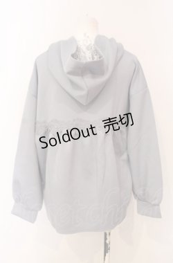 画像2: axes femme / ダンボールニットパーカーPO F ブルーグレー O-25-07-24-033-AX-TO-OW-OS