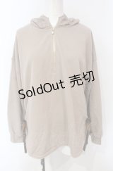 axes femme / 裾編み上げパーカー F ブラウン O-25-07-24-034-AX-TO-OW-OS